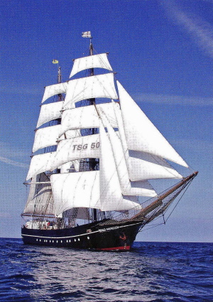 unter vollen Segeln unter vollen Segeln